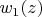 $w_1(z)$