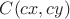 $C(cx, cy)$