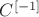 $C^{[-1]}$