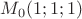 $M_0(1;1;1)$