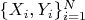 $\{X_i,Y_i\}_{i=1}^N$
