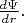 $\frac{d\Psi}{dr}.$