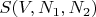 $S(V,N_1,N_2)$