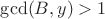 $\gcd (B,y)>1$