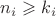 $n_i\geqslant k_i$
