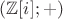 $(\mathbb{Z}[i]; +)$