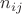 $n_{ij}$