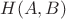 $H(A,B)$