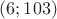 $(6; 103)$