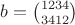 $b=\binom{1234}{3412}$
