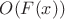 $O(F(x))$