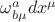 $\omega^{a}_{b \mu} dx^{\mu}$