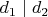 $d_{1}\mid d_{2}$