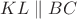 $KL \parallel BC$