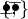 $\{ \makebox[-0.6\width]{\perp}\raisebox{0.24\height}{\bullet}, \makebox[-0.6\width]{\top}\raisebox{0.24\height}{\bullet} \}$