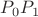 ${P}_{0}{P}_{1}$