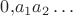 $0{,}a_1a_2\ldots$
