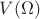 $V(\Omega)$