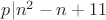 $p|n^2-n+11$