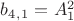 $b_4_,_1=A_1^2$