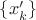 $\{x'_k\}$