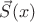 $\vec S(x)$