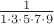 $\frac{1}{1\cdot3\cdot5\cdot7\cdot9}$