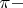 $\pi -$