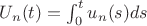 $U_n(t)=\int_0^tu_n(s)ds$
