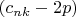 $(c_{nk}-2p)$
