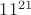 $11^{21}$ $11^{21}$