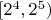 $[2^4,2^5)$
