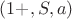 $(1+,S,a)$
