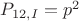 $P_{12,I}=p^2$