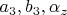 $a_3,b_3,\alpha_z$