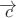 $\overrightarrow{c}$