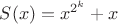 $S(x)=x^{2^k}+x$