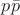 $p\bar{p}$