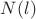 $N(l)$
