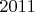 $2011$