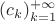 $(c_k)^{+\infty}_{k=1}$