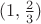 $(1,{2\over 3})$