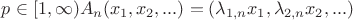 $p\in \left [1,\infty) 
A_{n} (x_{1},x_{2},...) = (\lambda _{1,n}x_{1}, \lambda _{2,n}x_{2}, ...)$