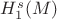 $H^s_1(M)$ $H^s_1(M)$