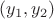 $$(y_1,y_2)$$
