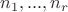 $n_1,...,n_r$