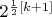 $2^{\frac12 [k+1]}$