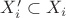 $X'_i\subset X_i$