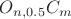 $O_{n,0.5} C_{m}$