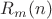 $R_m(n)$